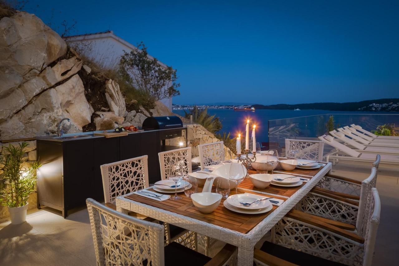 Villa Adria View With Heated Pool I Trogir Ngoại thất bức ảnh