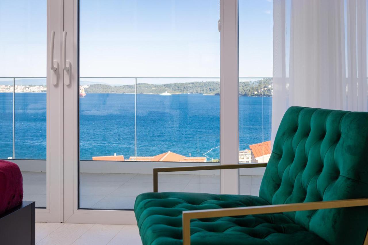 Villa Adria View With Heated Pool I Trogir Ngoại thất bức ảnh
